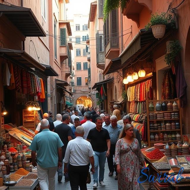 Marrakech's bustling medina