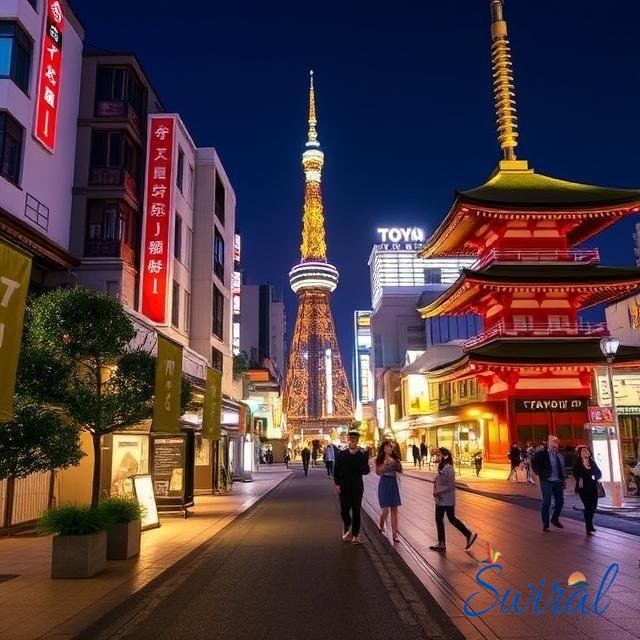 The blend of tradition and modernity in Tokyo