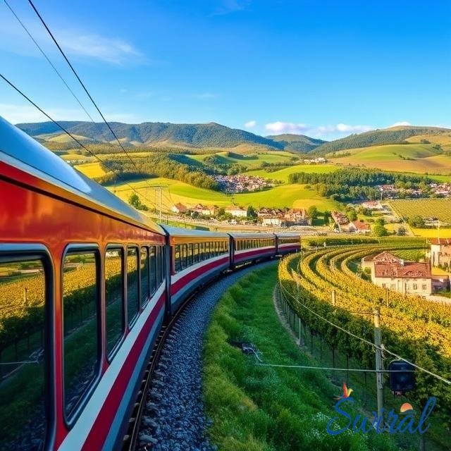 Epic train journey across Europe