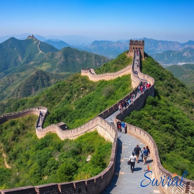Walk along the Great Wall of China